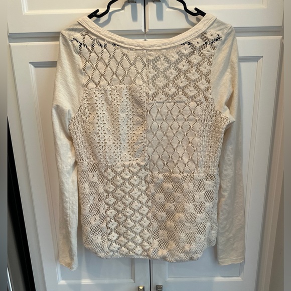 Free People Patches Crotched Top Size M - Picture 7 of 14